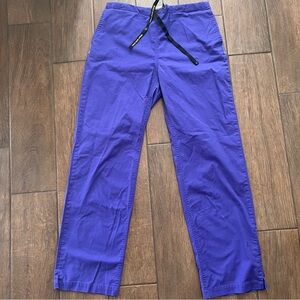 Spread Good Cheer Purple Drawstring Scrub Pants size Medium